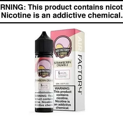STRAWBERRY CRUMBLE BY AIR FACTORY 60ML - Vapejuice