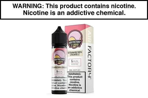 STRAWBERRY CRUMBLE BY AIR FACTORY 60ML - Vapejuice