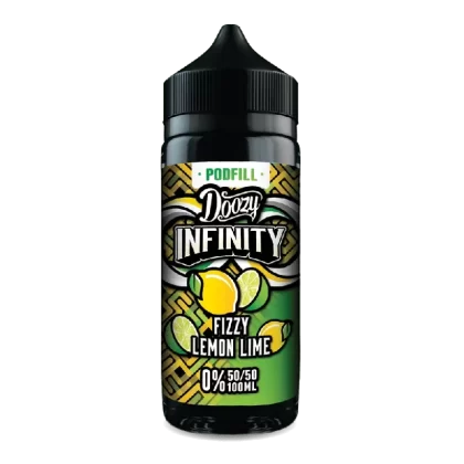 Doozy Infinity 100ml Shortfill E-Liquid 50VG Fizzy Lemon Lime - Vape Product