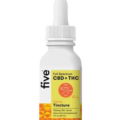 Five CBD Full Spectrum CBD+THC Oil (Upgrade)