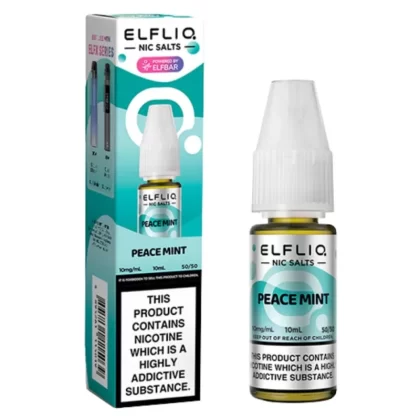 Peace Mint Nic Salt E-Liquid by Elf Bar Elfliq (10ml) - 20mg