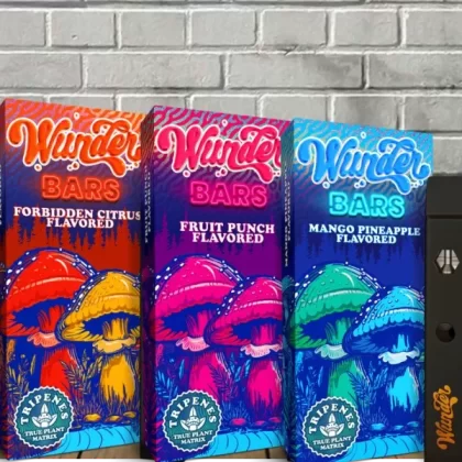 Wunder Bars Magic Mushroom Disposable Vape 2.2g - flavor#Forbidden Citrus>Fruit Punch>Mango Pineapple (704887)
