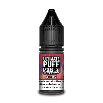 Ultimate Puff Sherbet Cherry 10ml Vape Juice - 10 Pack - Strength 12mg