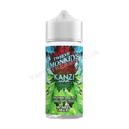 Twelve Monkeys Ice Age Kanzi Iced 100ml E-Liquid Shortfill - Vapestreams Co