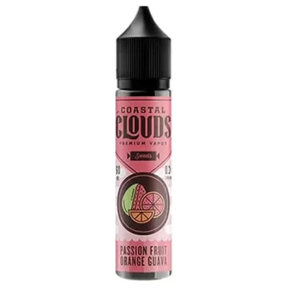 PASSION FRUIT ORANGE AND GUAVA E LIQUID BY COASTAL CLOUDS – SWEETS 50ML 70VG