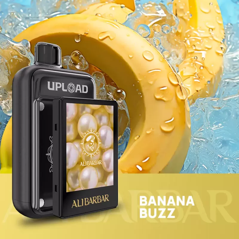 ALIBARBAR UPLOAD 25000 PUFFS – Banana Buzz - Oil Tank + Screen, Oil Tank Only (447CC4)