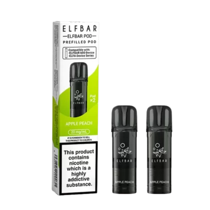 Elf Bar 600 Prefilled Pod Apple Peach