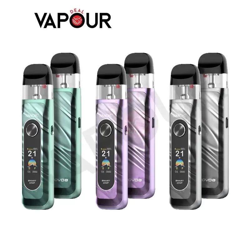 Smok Novo 6 Pod Kit - Black - Vapourdeal Co