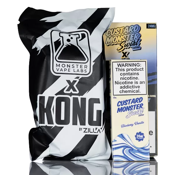 Monster Vape Labs X Kong by Zilla 50K Puffs Disposable - 2.4% 30mL - Mango Peach Guava Ice - Image 3