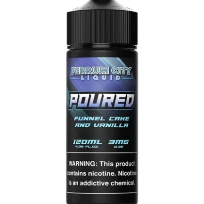 Ferrum City Poured E-Liquid 120ml - 3mg (2 x Nic shots)