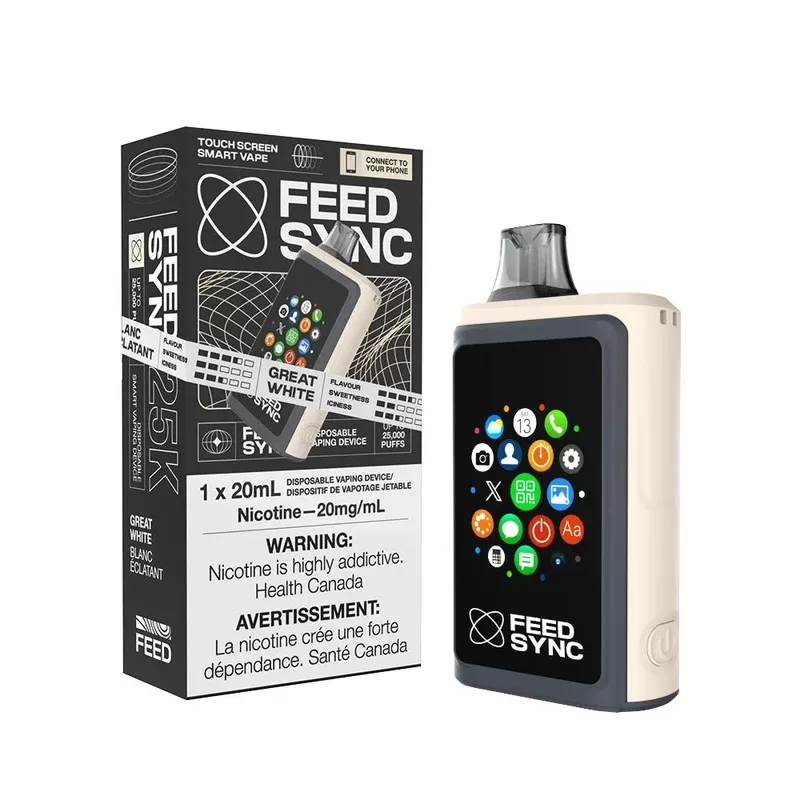 FEED SYNC 25K DISPOSABLE – GREAT WHITE