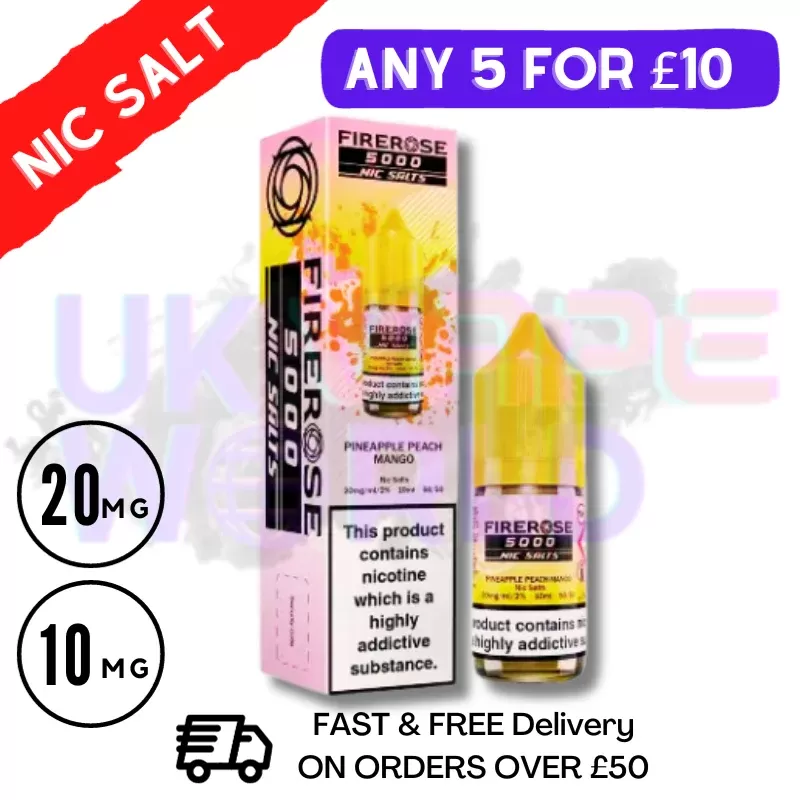 Pineapple Peach Mango – Firerose 10ML Nic Salt