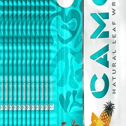 Camo Self Rolling Leaf Wraps Pineapple