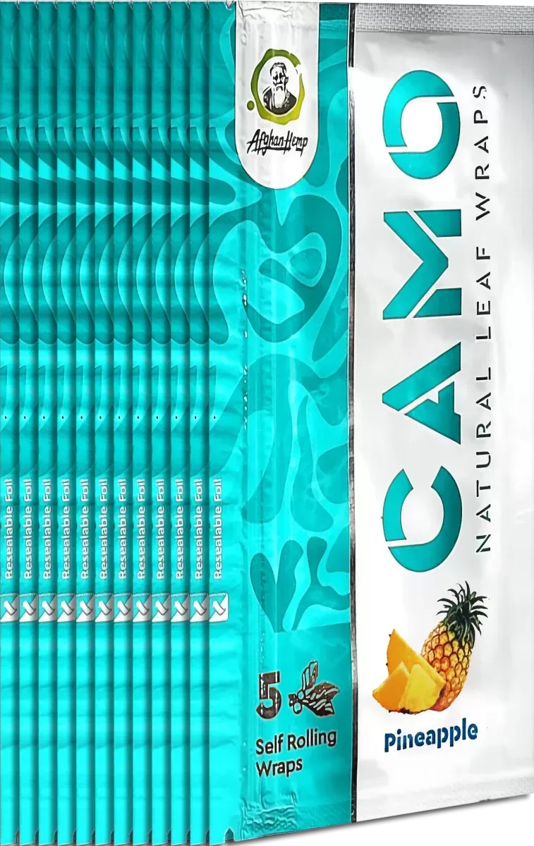 Camo Self Rolling Leaf Wraps Pineapple