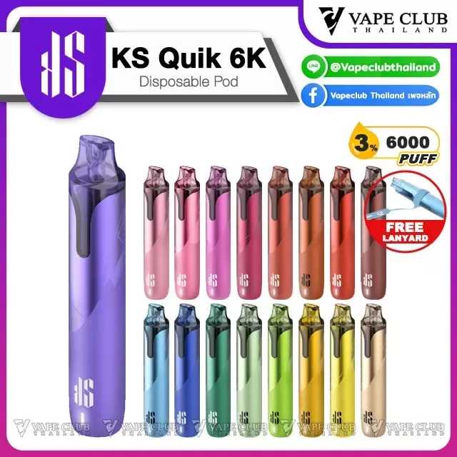 KS Quik 6000 Puffs Disposable Pod