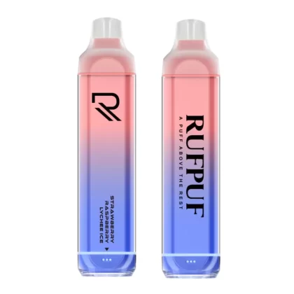 RufPuf Strawberry Raspberry Lychee Ice Disposable Vape 7500 Puffs (40mg)