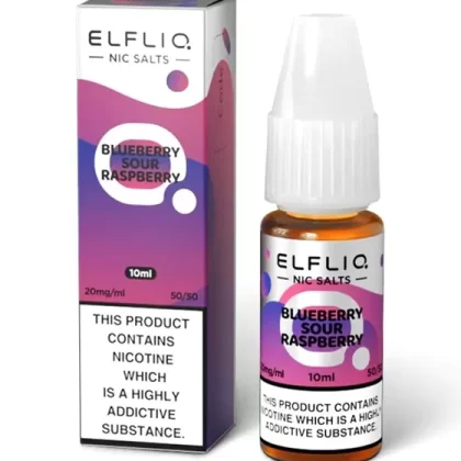 Blueberry Sour Raspberry Nic Salt E-Liquid - ElfLiq - 5mg - PG 50%