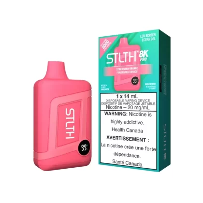STLTH 8K Pro Strawnana Orange Disposable Vape