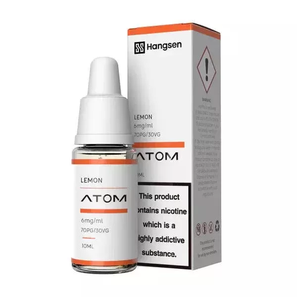 Lemon Hangsen E-Liquid Bundle 10x10ml, 70/30 PG/VG, 3,6/12/18mg