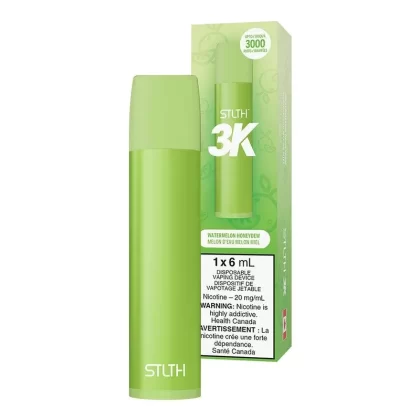STLTH 3K Disposable Vape – Watermelon Honeydew – 3000 Puffs