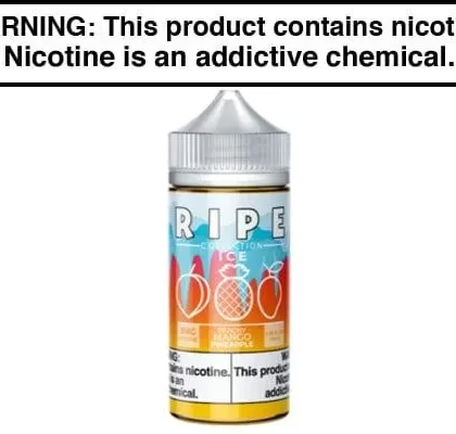 PEACHY MANGO PINEAPPLE ICE BY VAPE 100 RIPE 100ML - Vapejuice