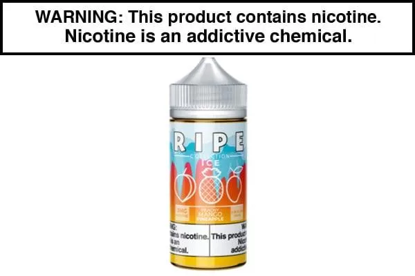 PEACHY MANGO PINEAPPLE ICE BY VAPE 100 RIPE 100ML - Vapejuice