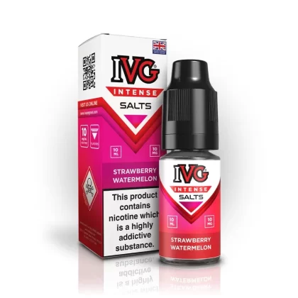 IVG Intense Nic Salt E Liquid Strawberry Watermelon - Nicotine strength#20mg>10mg