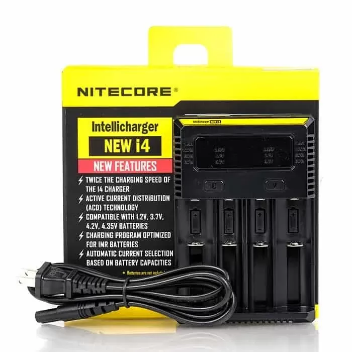 Nitecore i4 18650 Vaporizer Battery Charger Canada Vapes - Vape Store
