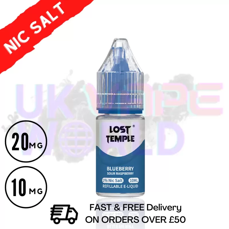 LOST TEMPLE ‘Blue Sour Raspberry’ Nic Salt