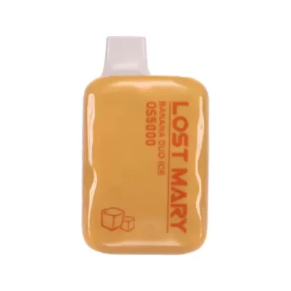 LOST MARY OS5000 Disposable Vape – Banana DUO Ice (NEW!)