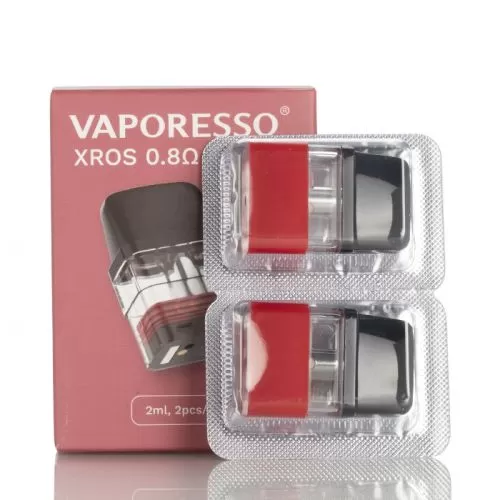 VAPORESSO XROS REPLACEMENT PODS 2ML - 0.8 XROS MESH POD, 1.2 XROS MESH POD; 1 PCS, Pack Of 2 - Image 2