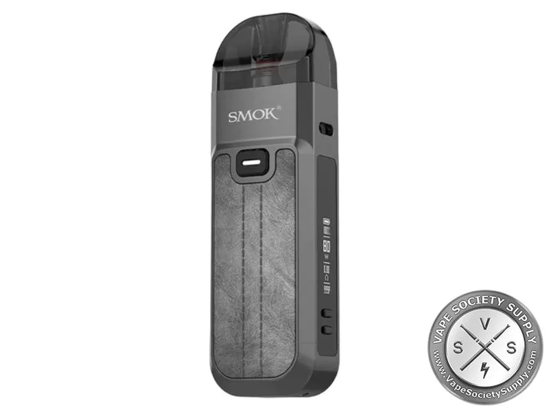 SMOK NORD 5 80W Pod System - 7-Color Dart, Beige White - Leather Series - Image 2