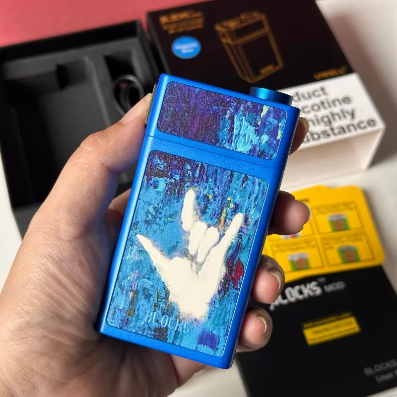 Uwell Blocks Squonk Mod - Grey / Complete Set RDTA w/bf pin - Image 2