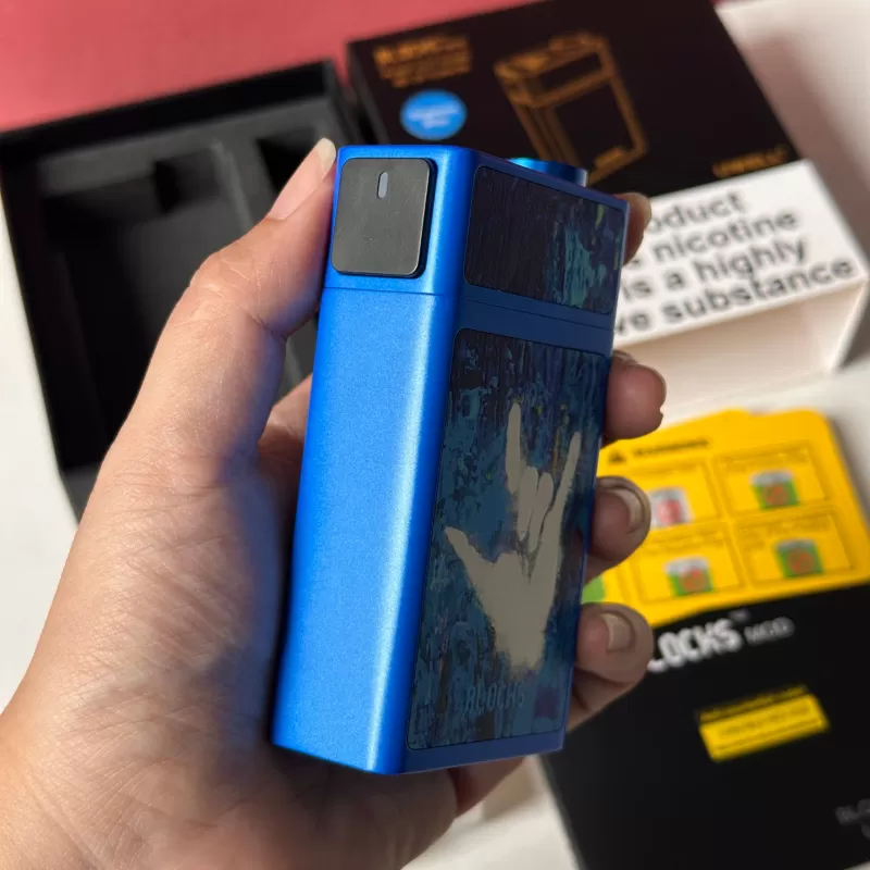 Uwell Blocks Squonk Mod - Grey / Complete Set RDTA w/bf pin - Image 3