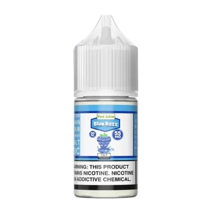 Blue Razz Pod Juice - Site#VAP~Nicotine#20mg>35mg>55mg