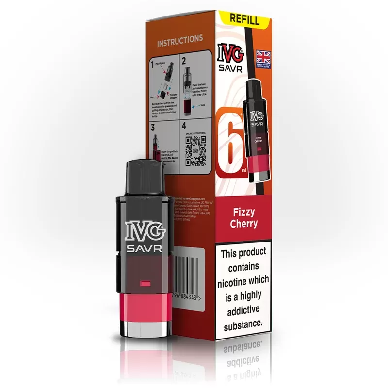 IVG SAVR Fizzy Cherry Refill - Ejuicewarehouse