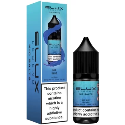 Mr. Blue Nic Salt E-Liquid Legend Series by ELUX (10ml) - 20mg