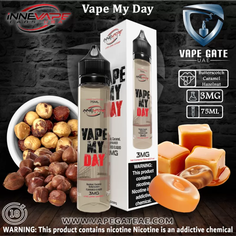 VAPE MY DAY - BY INNEVAPE ELIQUID - 3 mg - 75 ml