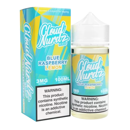 Blue Raspberry Lemon Iced by Cloud Nurdz TFN 100mL - 12MG