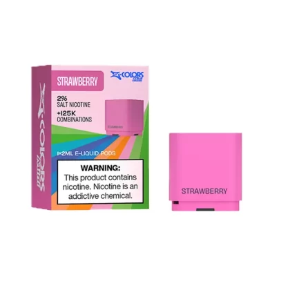 Zlabs Zcolors Mini Strawberry Pod - Nicotine Strength#Strawberry (2CEE1E)