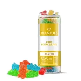 25mg CBD Isolate Sour Bears – Diamond CBD - Vape Store