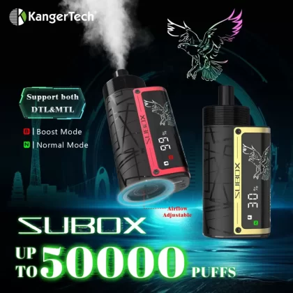 KangerTech SUBOX 50K Disposable KIT - 50,000 Puff - Two Apple Shisha