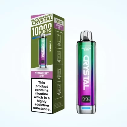 Bloody Bar Crystal 10K Prefilled Pod Kit Strawberry Kiwi - Vape Store