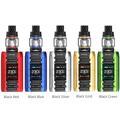 SMOK E-Priv 230W TC Starter Kit With TFV12 Prince Tank (8ML) - Black and Red