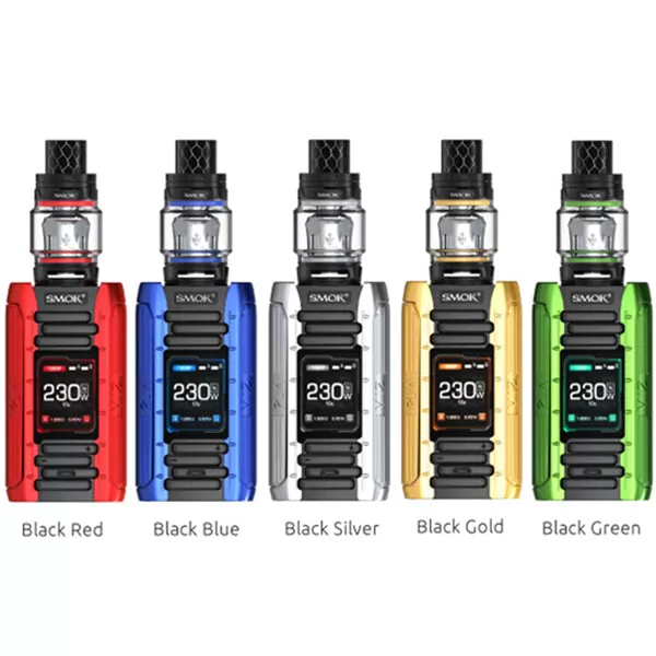 SMOK E-Priv 230W TC Starter Kit With TFV12 Prince Tank (8ML) - Black and Red