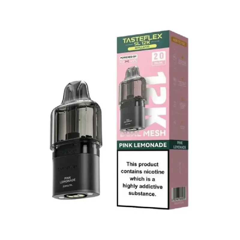 Oxva Tasteflex SL 12K Refill Pod - Nicotine Strength#20mg~Flavour#Blue razz Cherry>Blueberry Sour Raspberry>Classic Cola>Fresh Mint>Fizzy Cherry>Lemon & Lime>Pink Lemonade>Sour Pineapple Ice (282692) (282692)