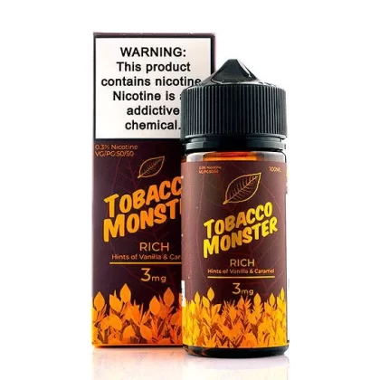 Tobacco Monster Rich Vape e-Liquid 100mL - Beyondvape