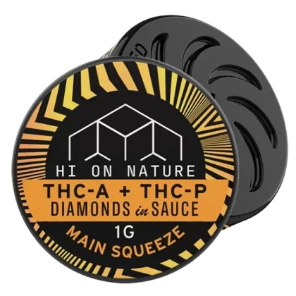 Hi On Nature 1g DAB DIAMOND – THC-A + THC-P – MAIN SQUEEZE