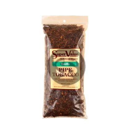 Super Value Pipe Tobacco Vanilla 12 oz. Bag - Ejuicewarehouse