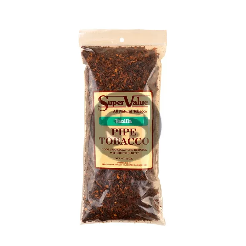 Super Value Pipe Tobacco Vanilla 12 oz. Bag - Ejuicewarehouse